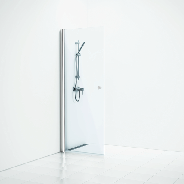 SKÄRMVÄGG SVEDBERGS SKOGA RAK ALU BLANK KLAR 86,3X3X198CM