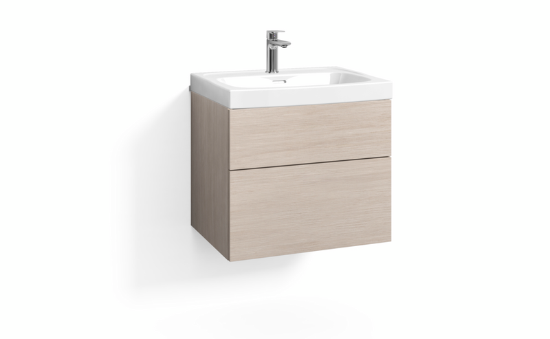 TVÄTTSTÄLLSSKÅP SVEDBERGS FORMA BLOND EK 2LÅD B1 ECLEAN 60X45X50CM