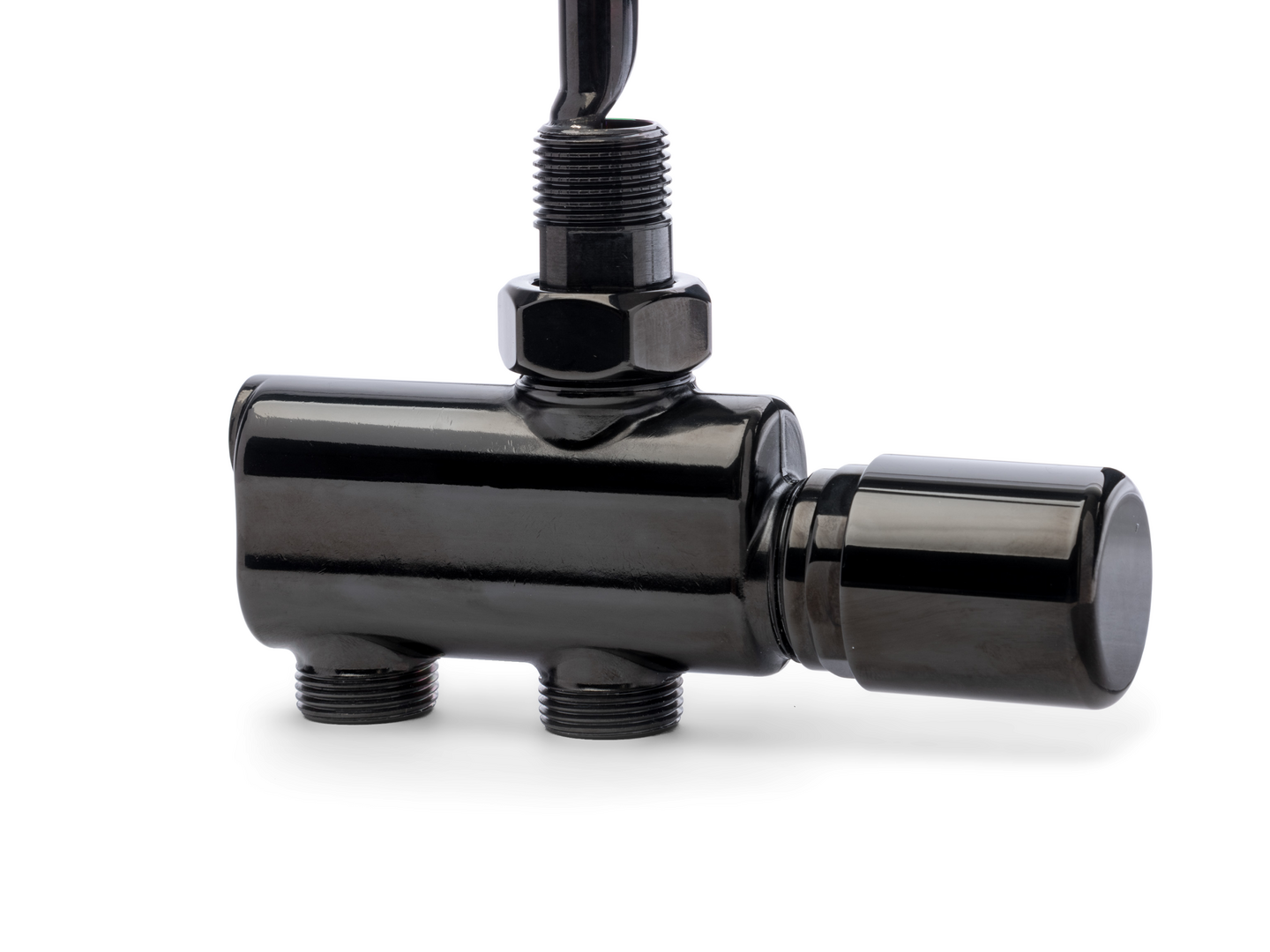 VENTIL SVEDBERGS SVART MATT, AV/PÅ-REGLAGE 8X60X4CM