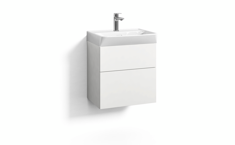 TVÄTTSTÄLLSSKÅP SVEDBERGS FORMA VIT 2LÅD B1 ECLEAN 50X35X50CM