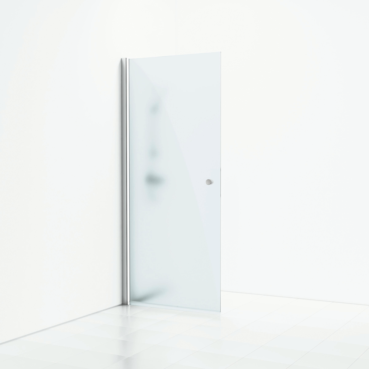 SKÄRMVÄGG SVEDBERGS SKOGA RAK ALU BLANK FROST 52X3X198CM