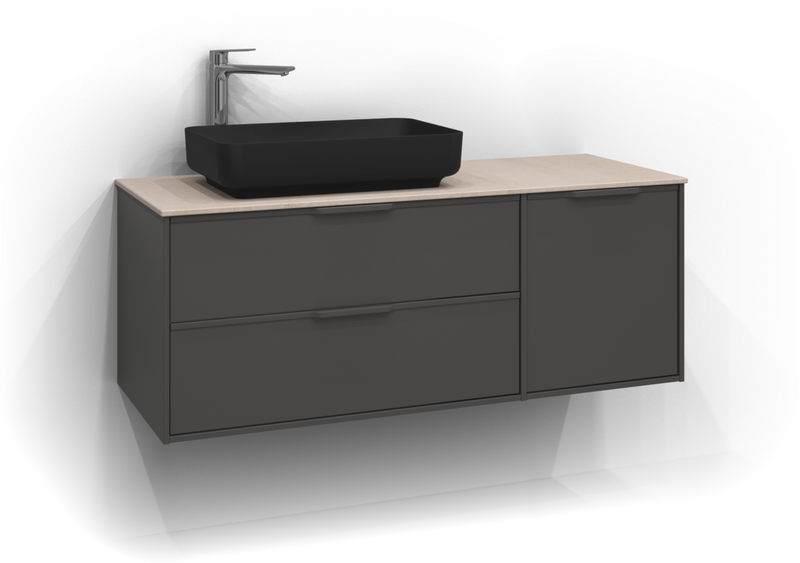 BÄNKSKIVA SVEDBERGS EPOS DANAE VÄNSTER, 121X46X1,2CM