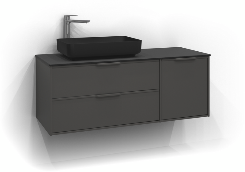 BÄNKSKIVA SVEDBERGS EPOS SIRIUS VÄNSTER 121X46X1,2CM