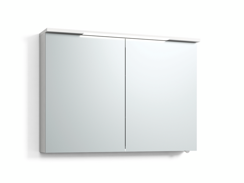 SPEGELSKÅP SVEDBERGS SKURU VIT LED EL 2HYLL TVLJ JFB 101X21X72,5CM