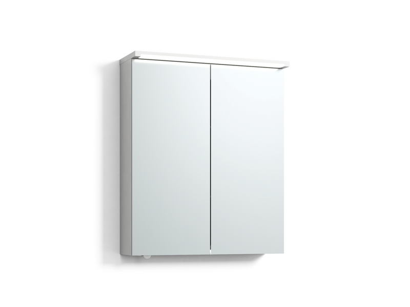 SPEGELSKÅP SVEDBERGS SKURU VIT LED EL 2HYLL TVLJ JFB 61X21X72,5CM