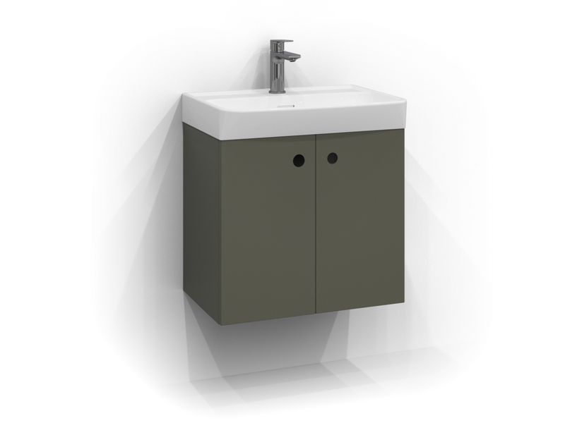 TVÄTTSTÄLLSSKÅP SVEDBERGS INTRO SALVIA 2DÖRR INTHT 1HYLL 55X35X50CM