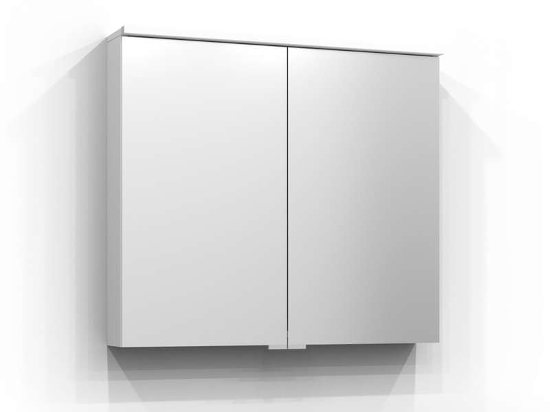 SPEGELSKÅP SVEDBERGS SAREK VIT LED EL 2HYLL JFB 80X15,1X71,6CM