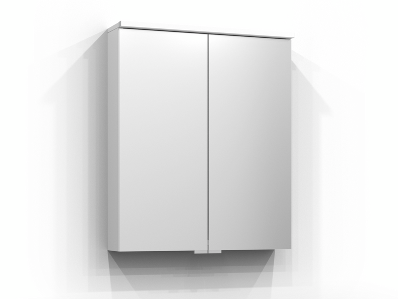 SPEGELSKÅP SAREK VIT LED EL 2HYLL 60X15,1X71,6CM