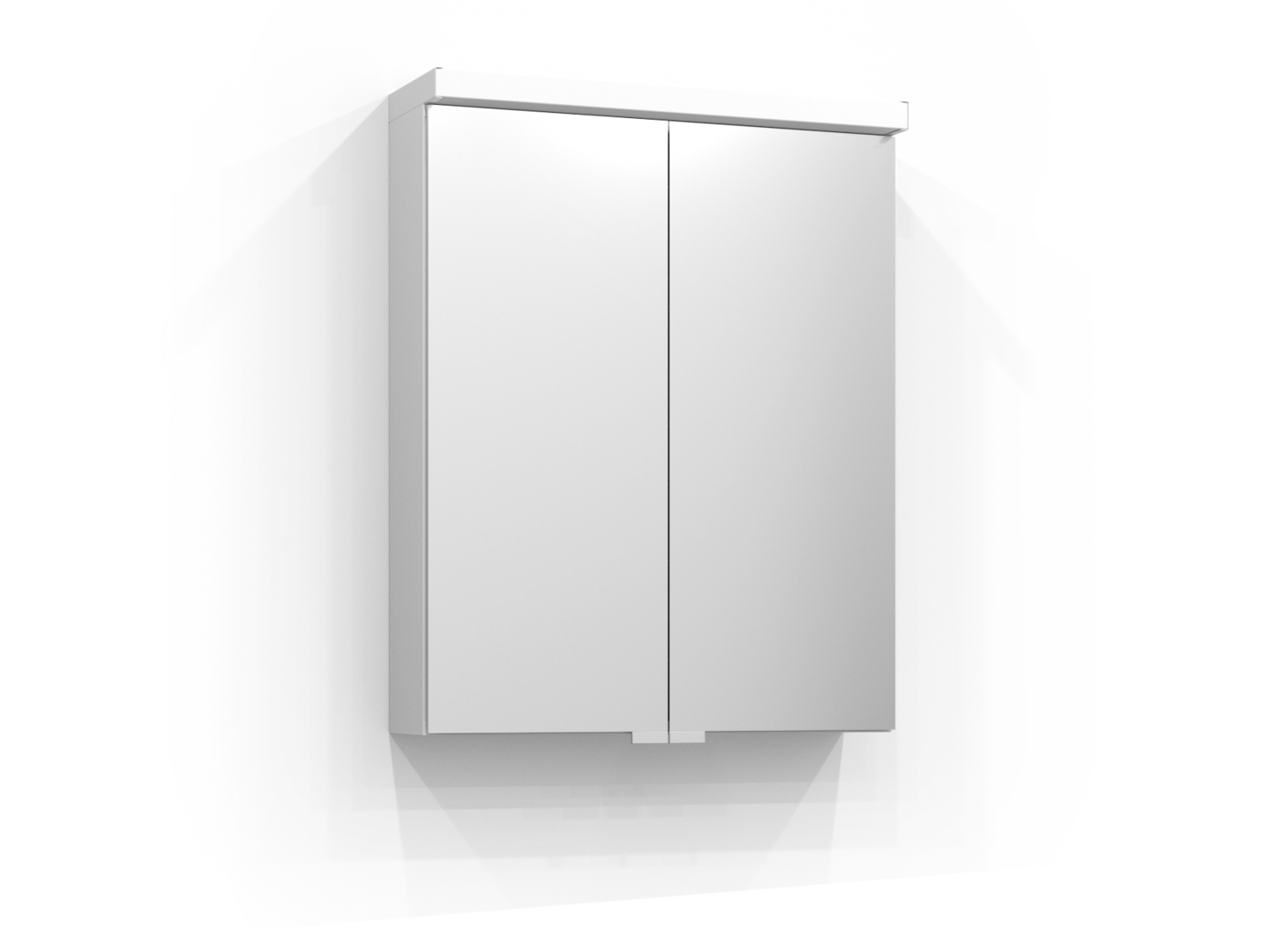 SPEGELSKÅP SVEDBERGS INTRO DOVRE VIT, MATT LED EL 2HYLL 55X15X70CM