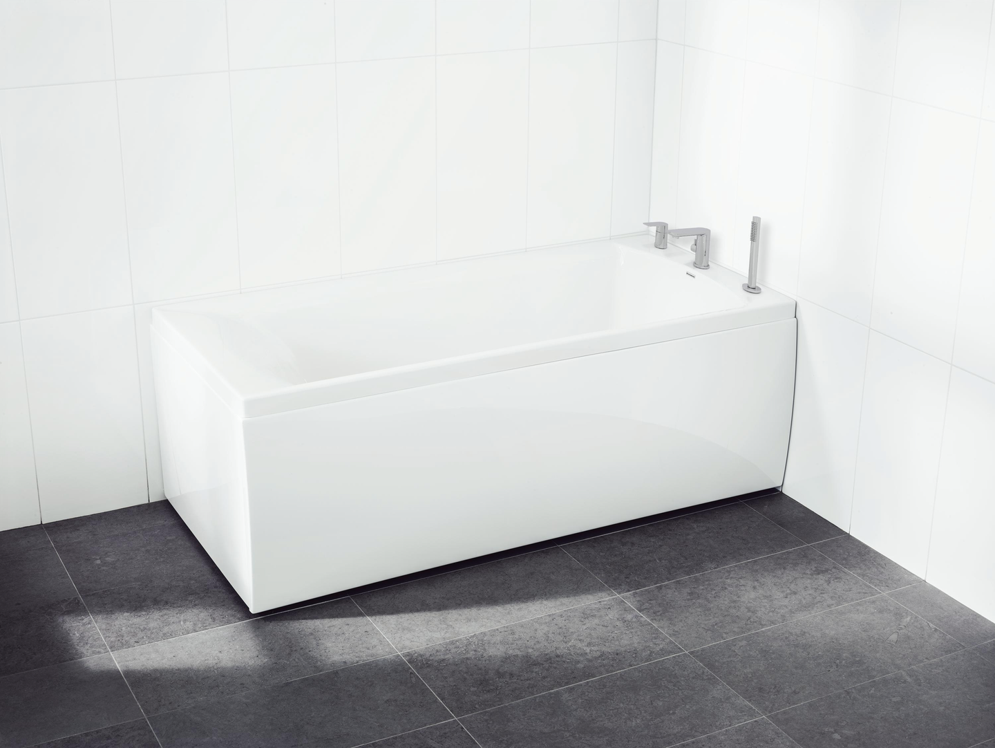 BADKAR SVEDBERGS KALIX VIT BLANDARE HELAG GAVEL 160X75X58CM