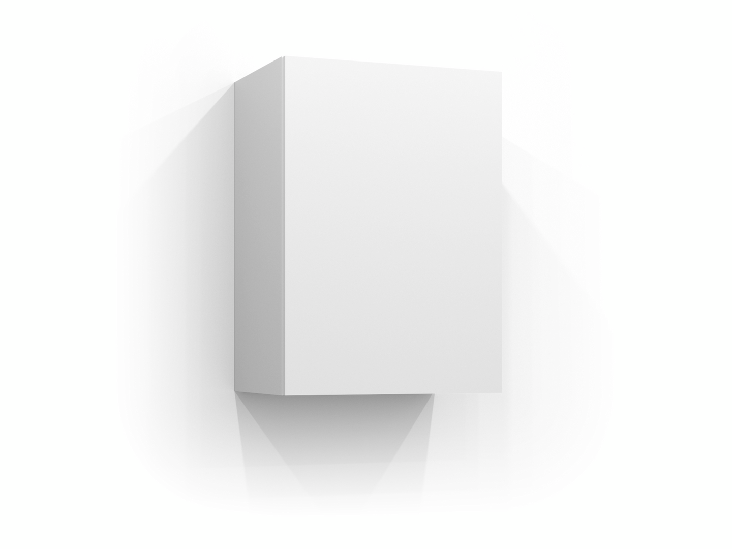 STOMME SVEDBERGS VÄGGSKÅP TVÄTT&TORK VIT, 2HYLL 50X70X33CM