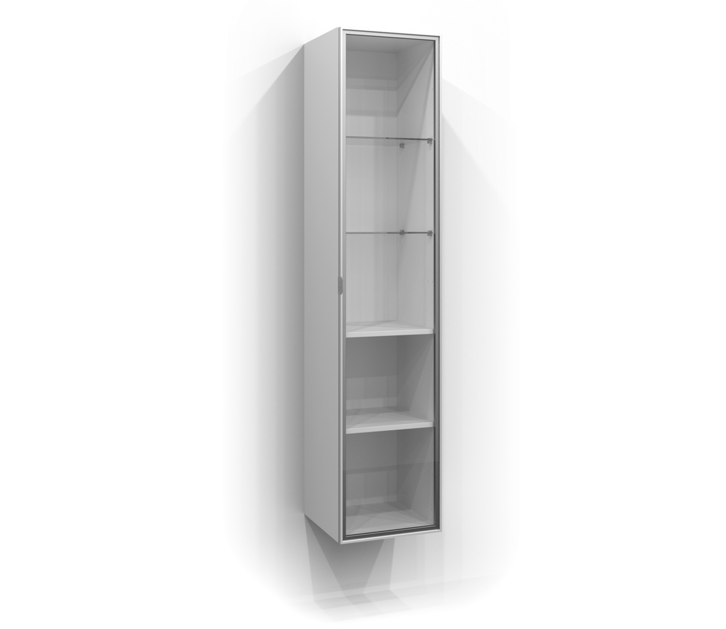 DÖRR SVEDBERGS HÖGSKÅP RAM ALU MATT KLAR 34,7X159,7X1,6CM