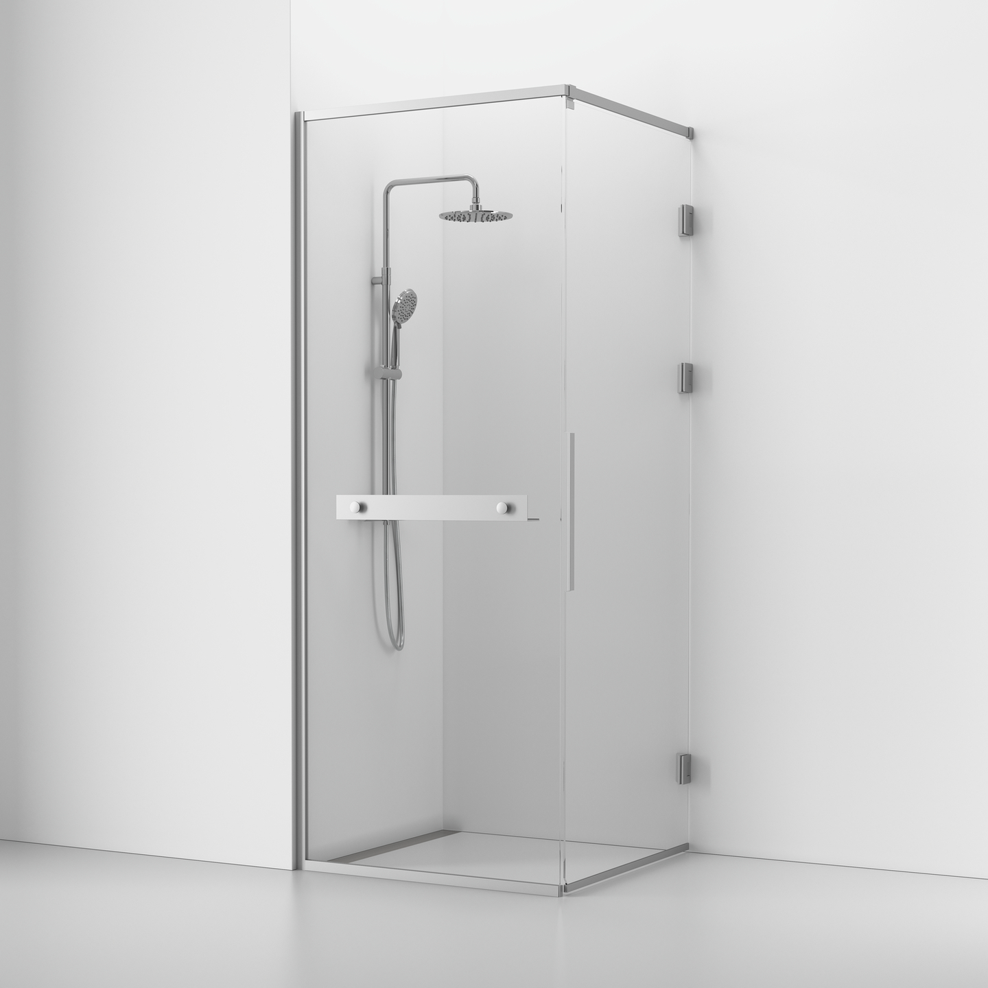 HANDDUSCH SVEDBERGS LANGFOSS RAK/FAST AL MATT KRISTALL HYLLA 80X230X82