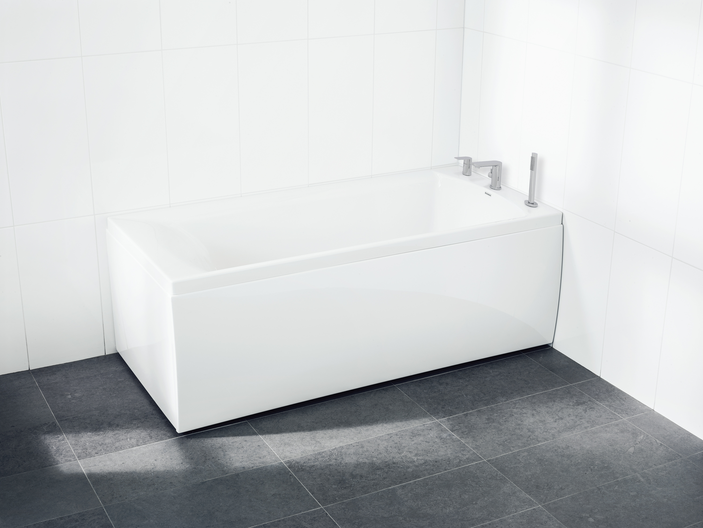 BADKAR SVEDBERGS KALIX VIT BLANDARE HELAG GAVEL 149X55,8X69,5CM