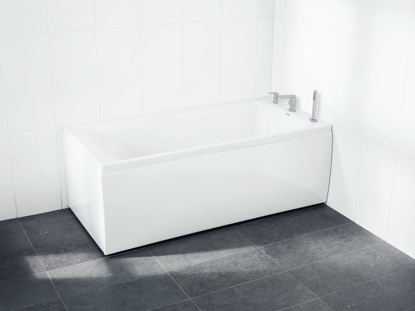 BADKAR SVEDBERGS KALIX VIT BLANDARE HELAG GAVEL 149X55,8X69,5CM