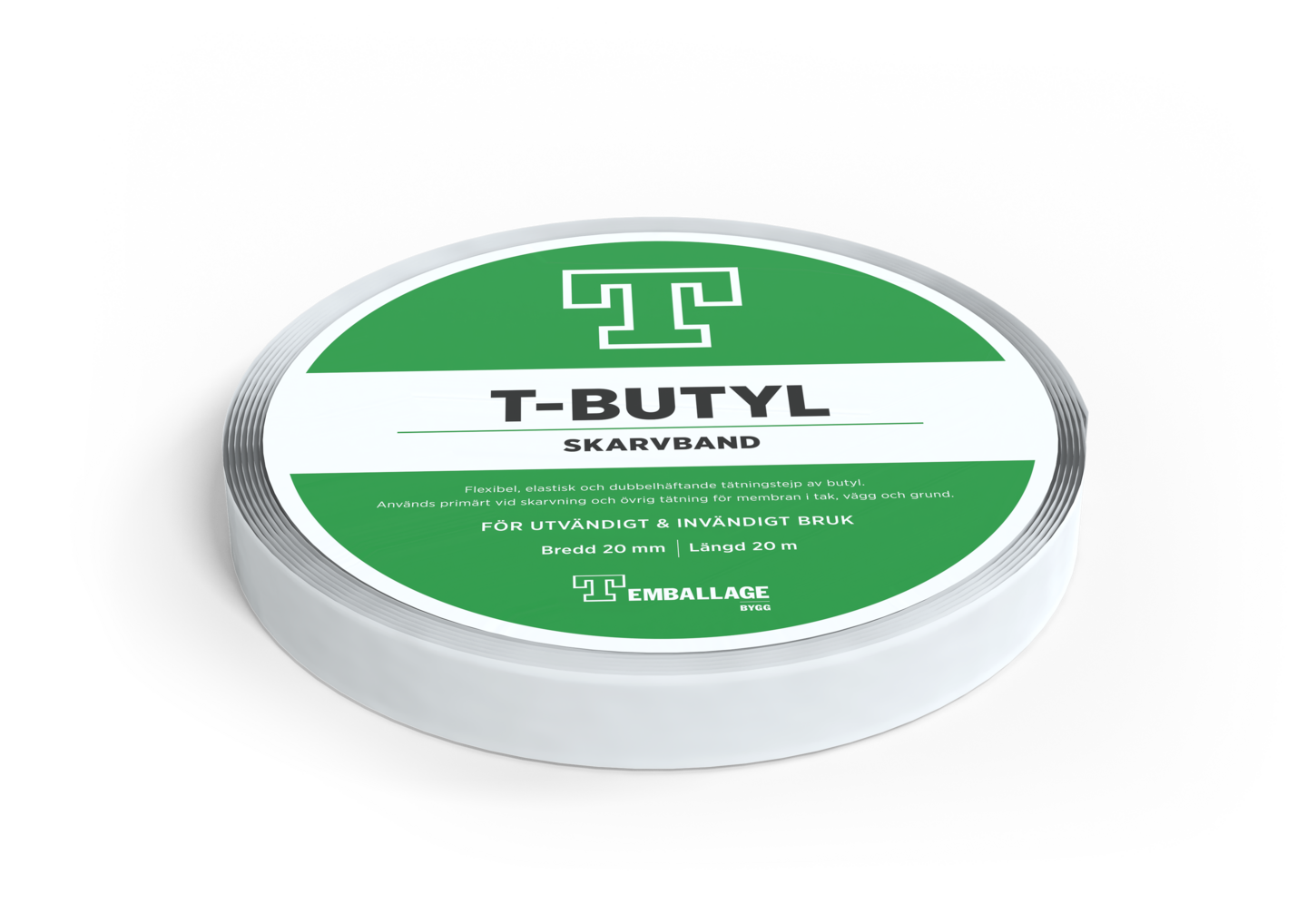 SKARVBAND TECCA T-BUTYL 20X1,5MM