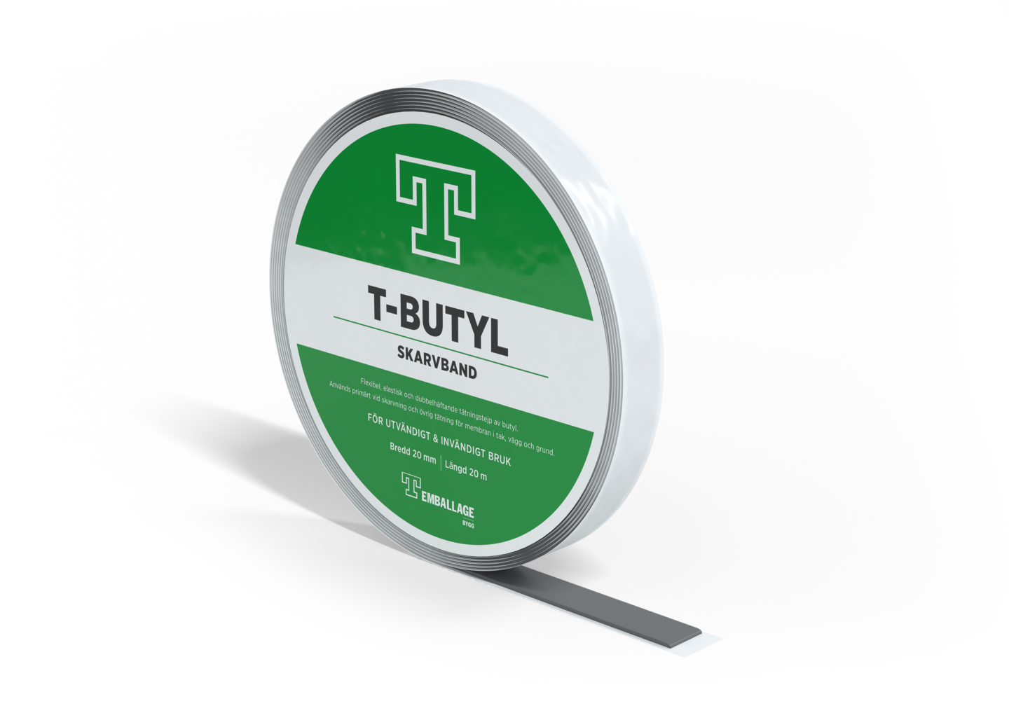 SKARVBAND TECCA T-BUTYL 20X1,5MM