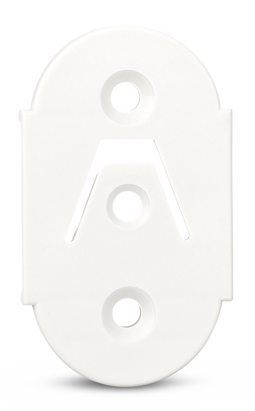 DÖRRGÅNGJÄRN 1/6540 VIT PLAST VIT PLAST