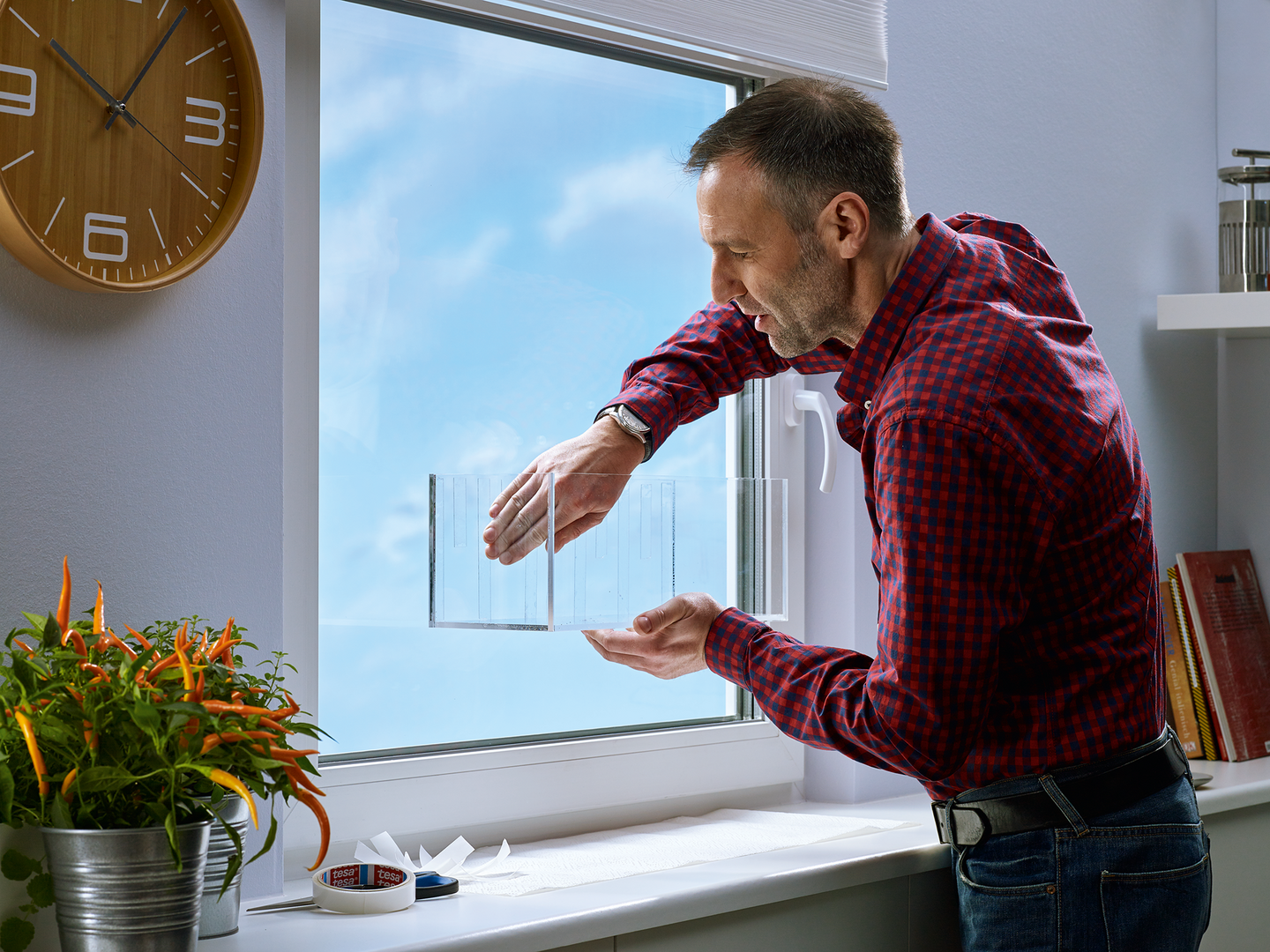 MONTERINGSTEJP TESA TRANSP 19MM, 1,5M 20KG