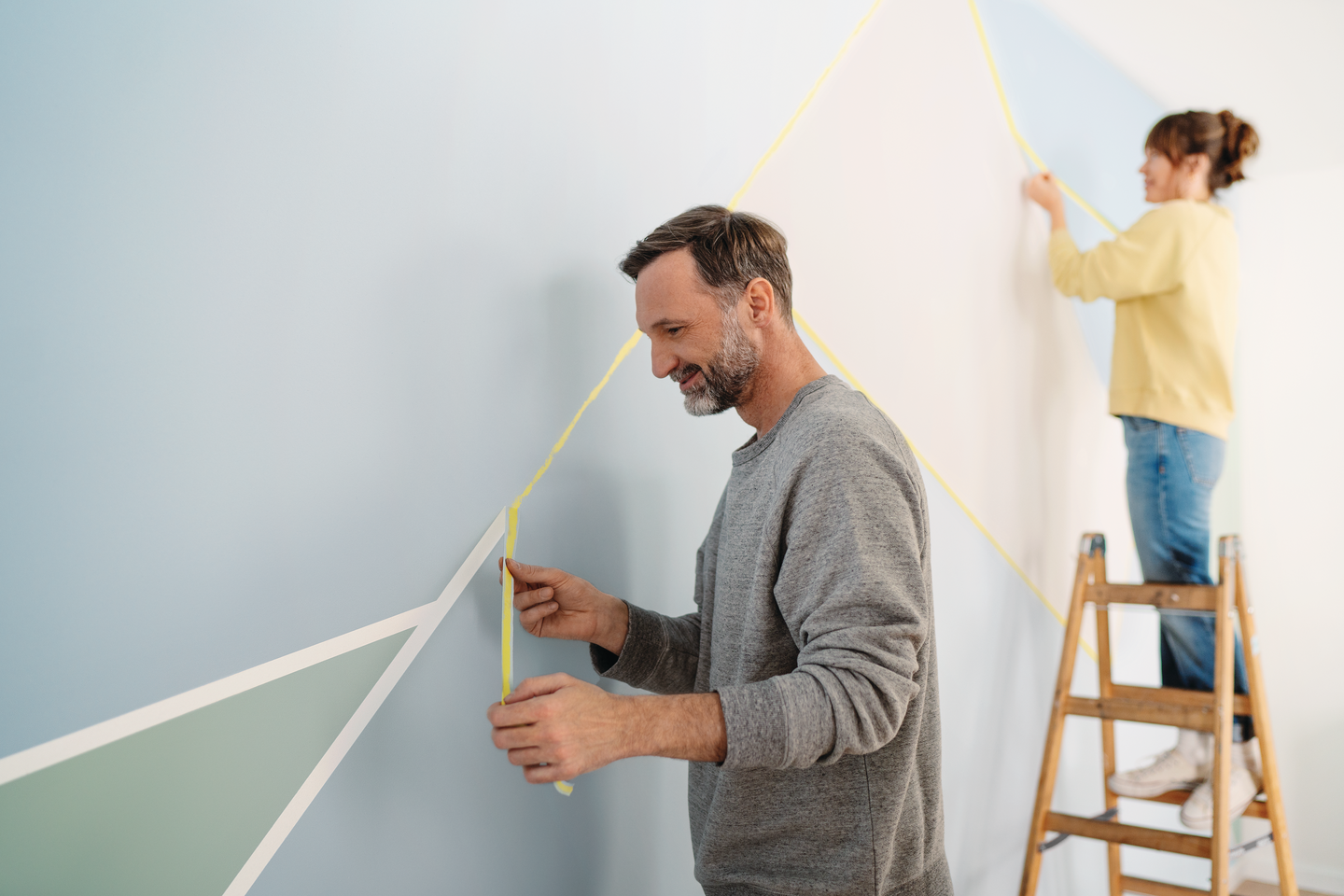 Maalarinteippi Tesa Professional 25mx38mm keltainen