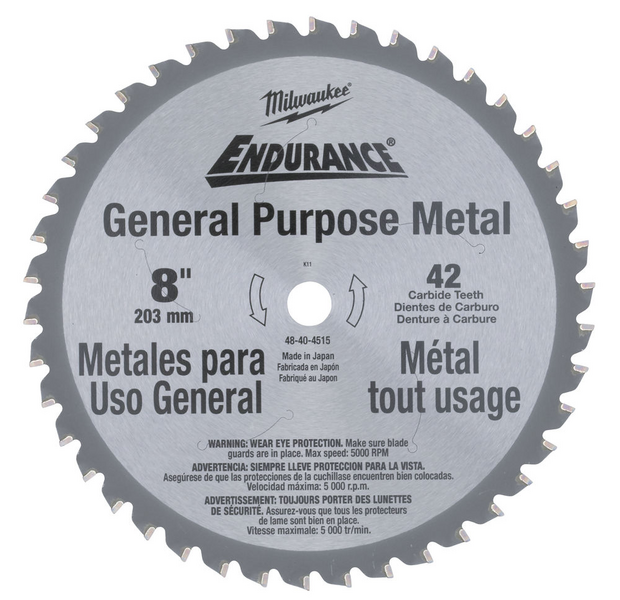 CIRKELSÅGKLINGA MILWAUKEE METALL, 203/1587/40T