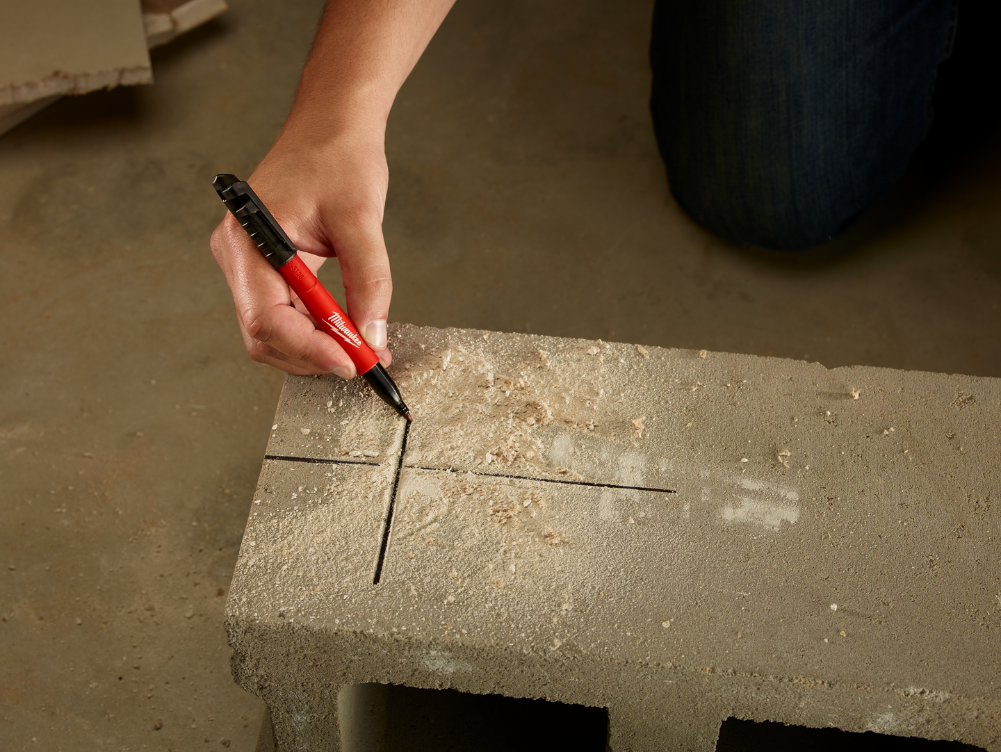 MÄRKPENNA MILWAUKEE INKZALL SVART