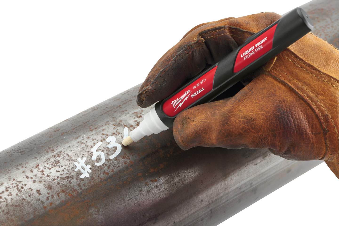 MARKÖRFÄRG MILWAUKEE FLYTANDE VIT