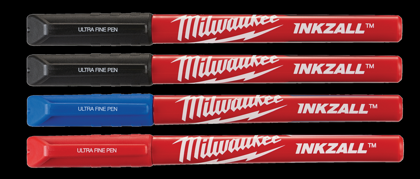 PENNA MILWAUKEE INKZALL TUNN SPETS FÄRG, SVART RÖD BLÅ GRÖN