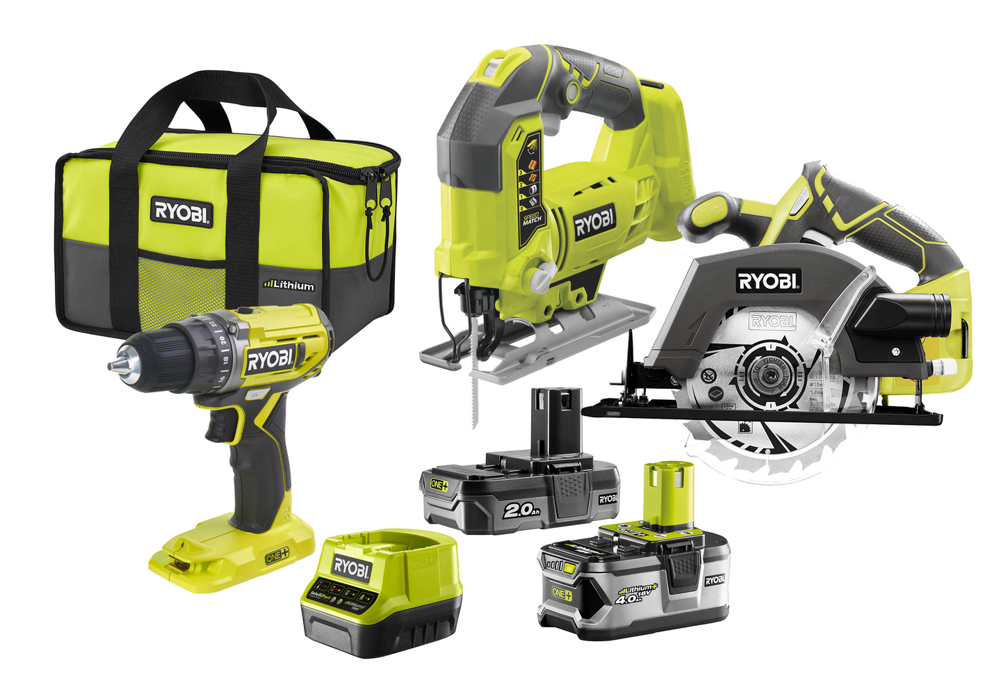 VERKTYGSKIT R18DDJSCSP-242S RYOBI