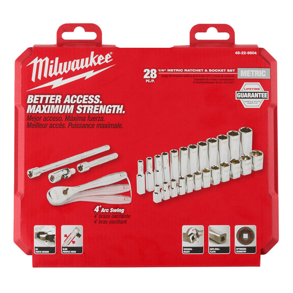 HYLSNYCKELSATS MILWAUKEE 1/4T MET. 28DEL