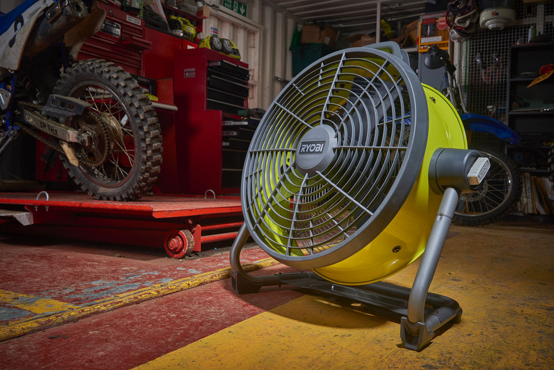 Akkutuuletin Ryobi R18F5-0 18V ONE+ ei akkua 45cm