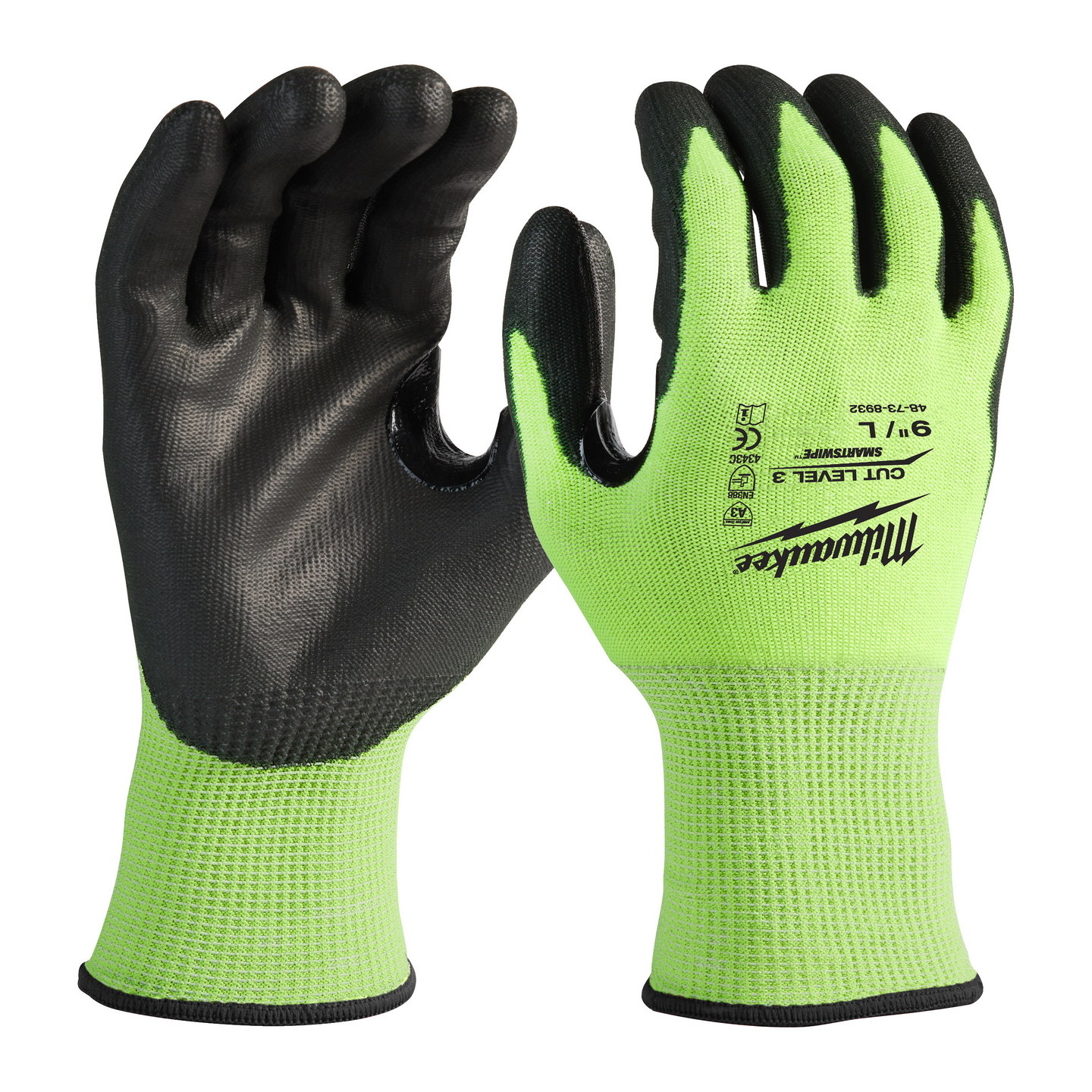 HANDSKAR MILWAUKEE HI-VIS KATEGORI 3 L/9