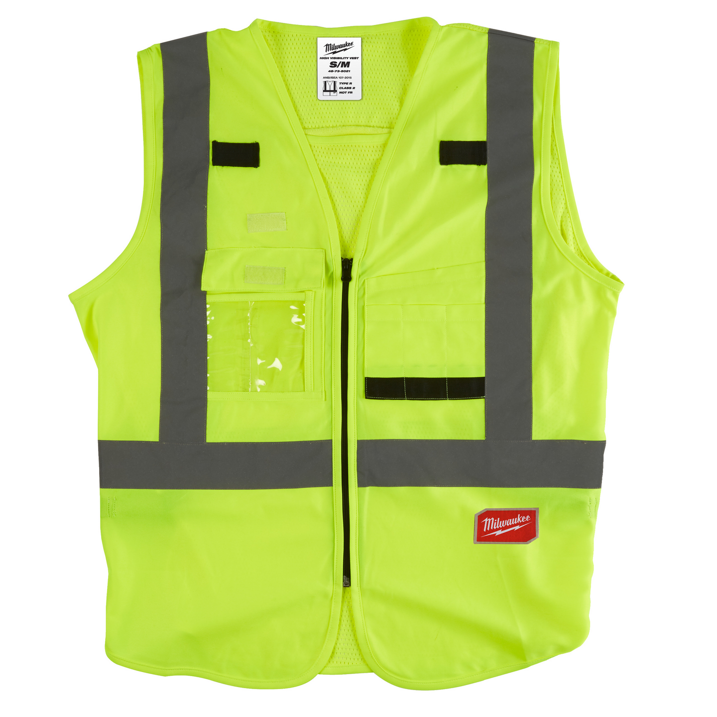 SÄKERHETSVÄST MILWAUKEE HI-VIS GUL S/M