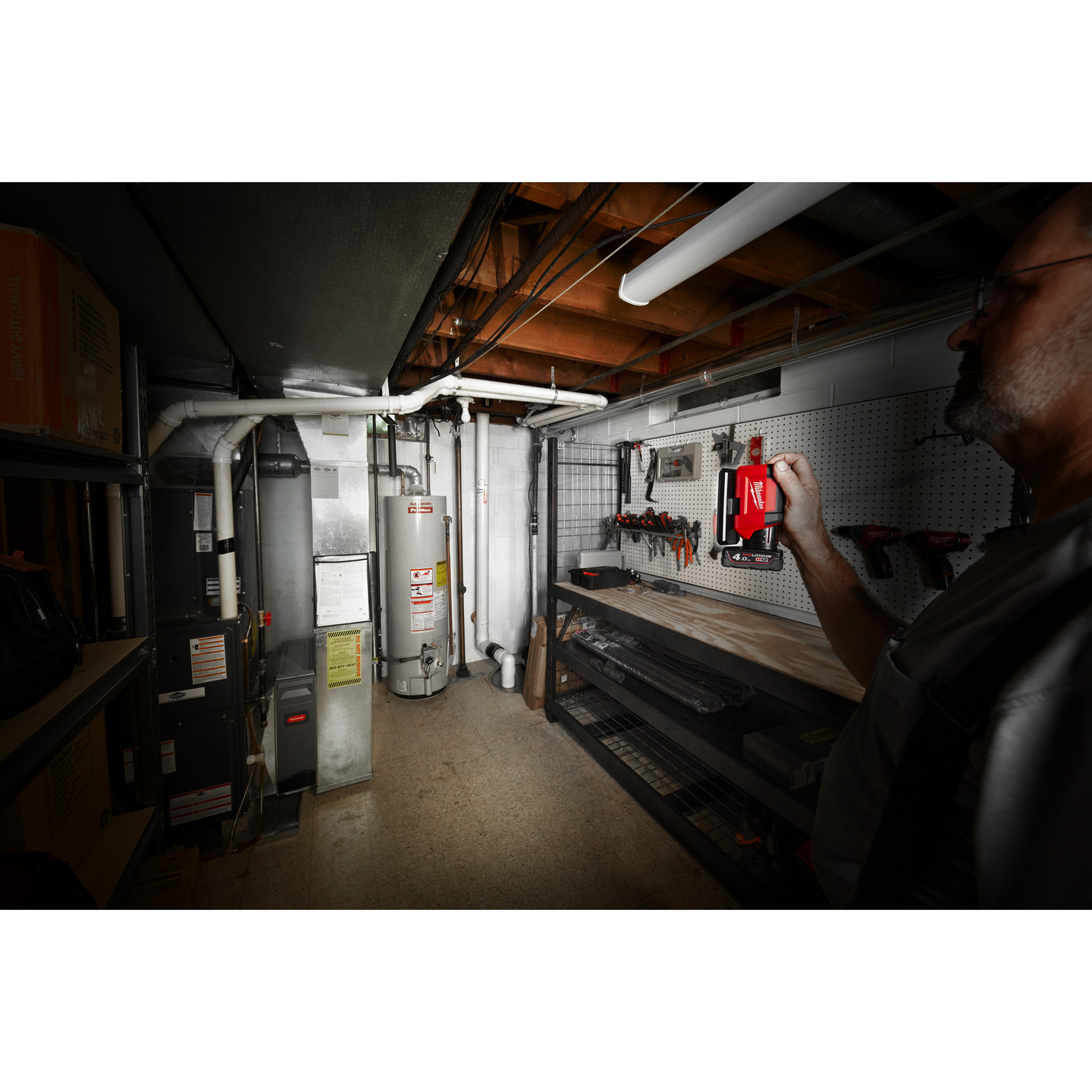 ARBETSLAMPA MILWAUKEE M12 PAL-0, ENDAST MASKIN