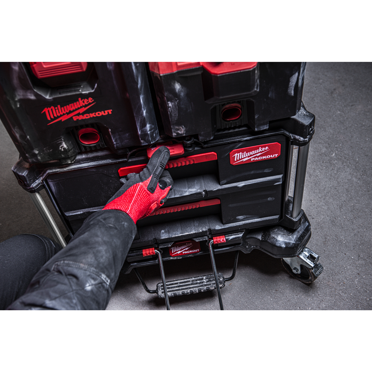 FÖRVARINGSBOX MILWAUKEE 2 LÅDOR PACKOUT