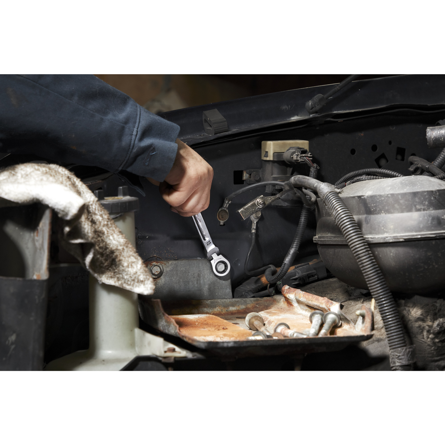 SPÄRRNYCKEL MILWAUKEE LEDAT HUVUD 7P