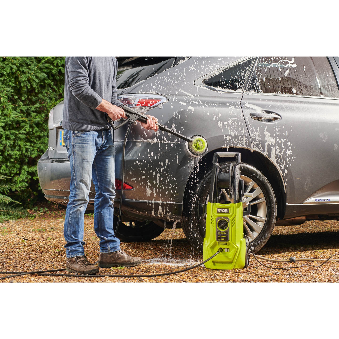 Pyörivä pesuharja Ryobi RAC785