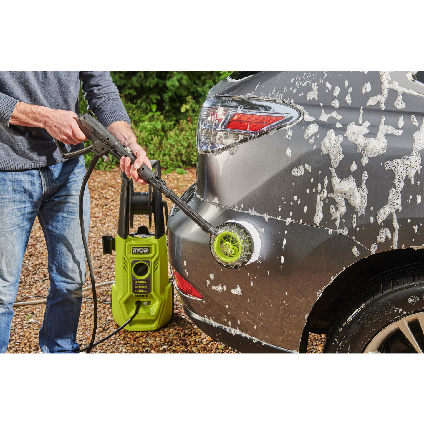 Pyörivä pesuharja Ryobi RAC785