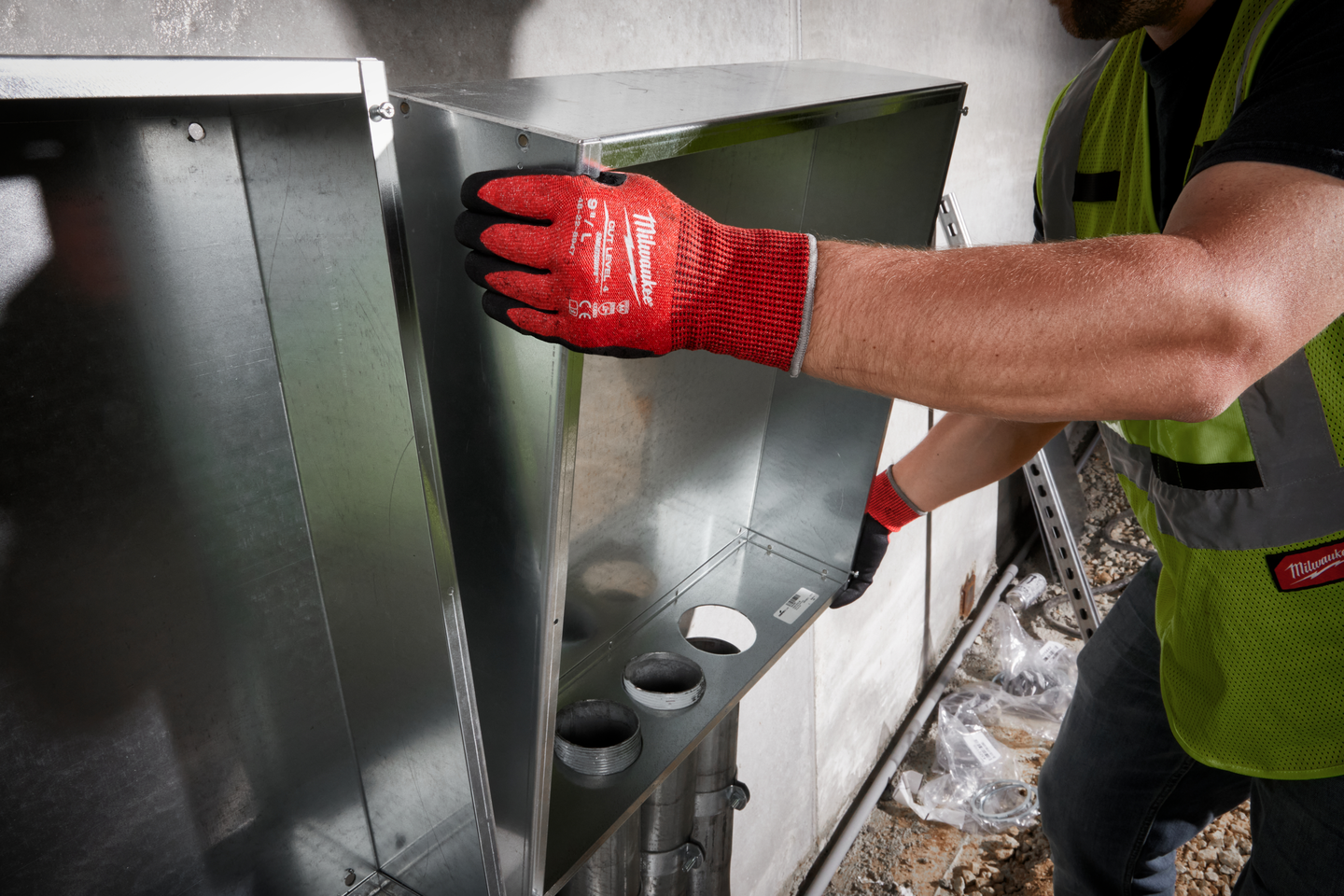 HANDSKE MILWAUKEE SKÄRSKYDD 4/D M/8