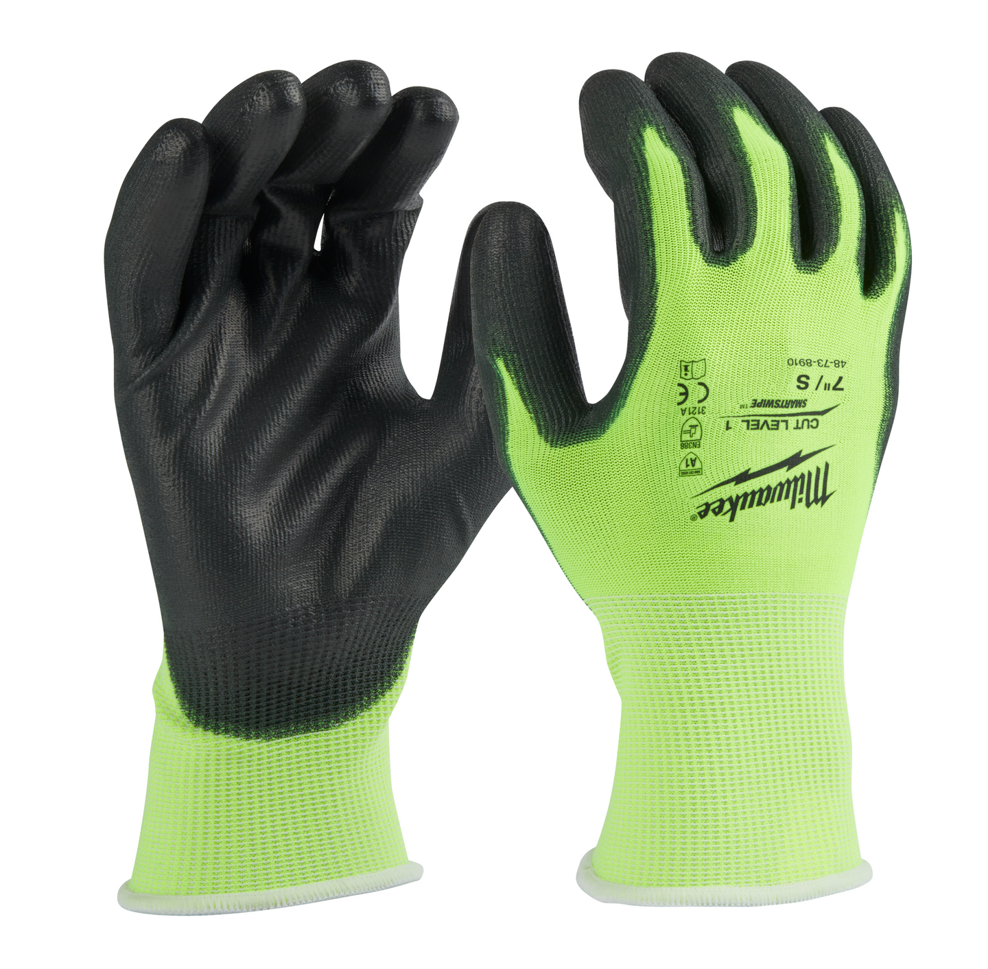 HANDSKE HI-VIS SKÄRSKYDD 1/A XL/10
