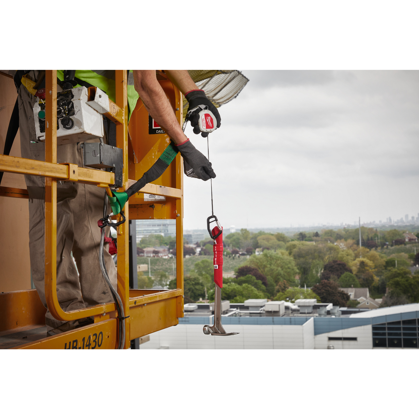 VERKTYGSSÄKRING MILWAUKEE UTDRAGBAR, SNABBFÄSTE 2,2KG