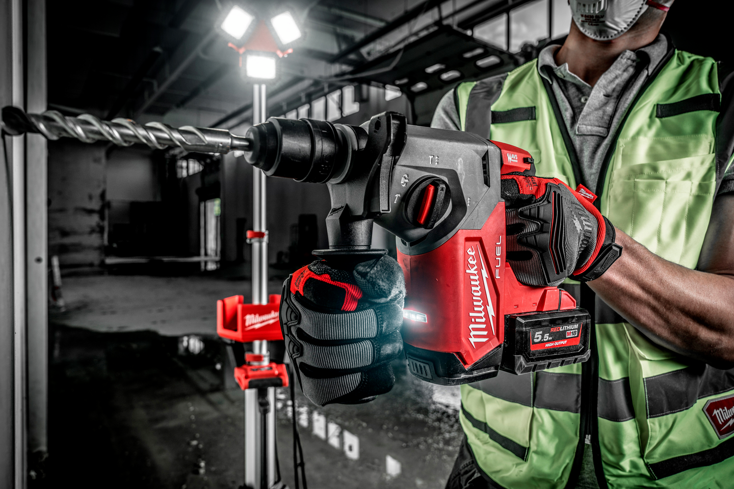 BORRHAMMARE MILWAUKEE M18 FHX-0