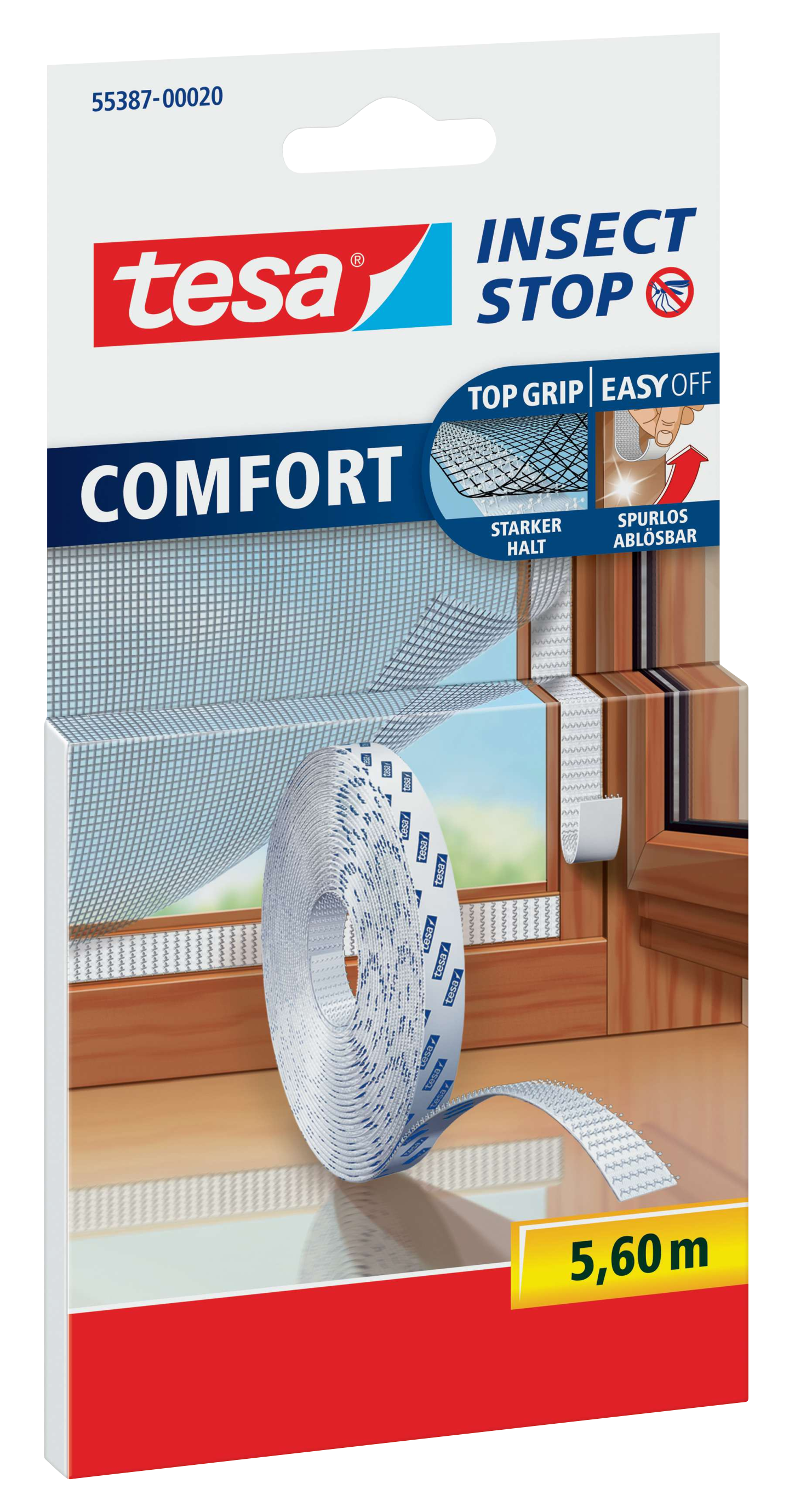 KARDBORRBAND F INSEKTSNÄT 5,6M TESA 55387