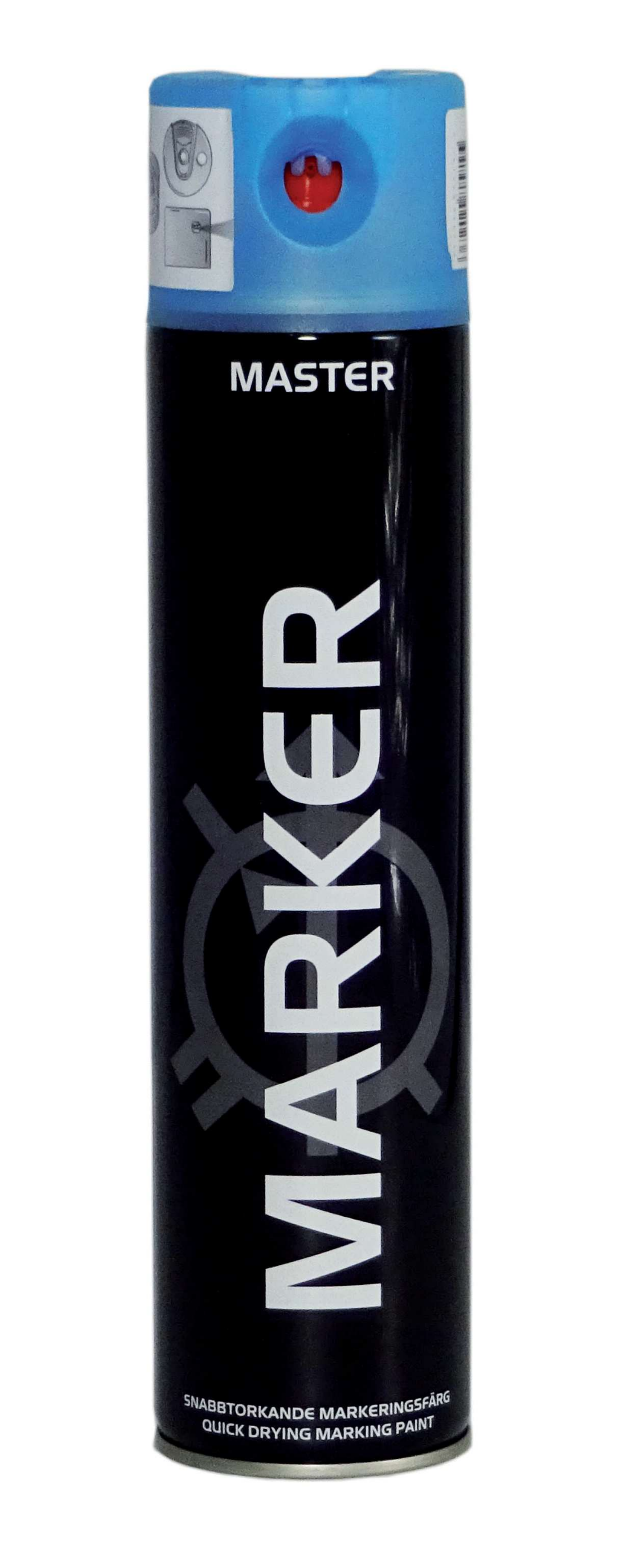 MÄRKFÄRG FLUORISE BLÅ 600ML MASTER MARKÖR