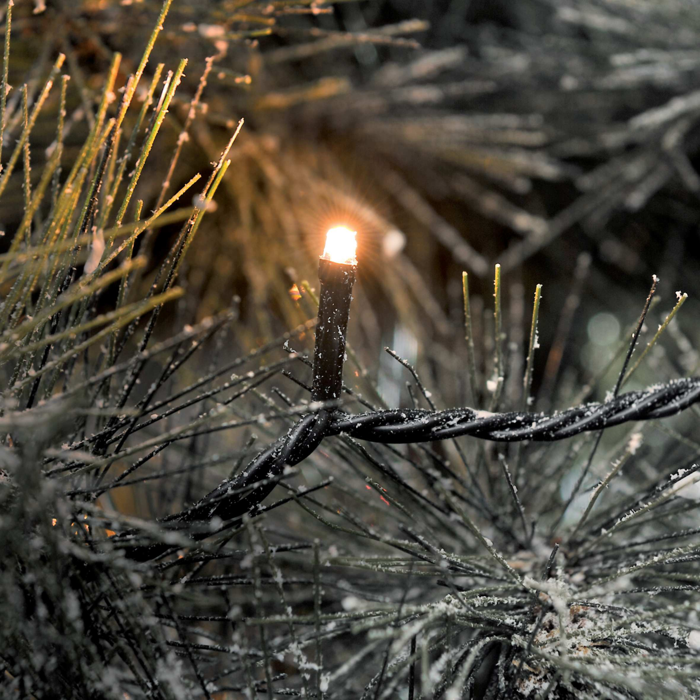 SLINGA GNOSJÖ KONSTSMIDE 40 AMBER LED INKL, VINDA UTE