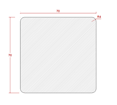 STOLPE 70X70 OBH OS/V GRAN GRAN