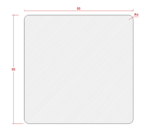 STOLPE 95X95 OBH OS/V GRAN GRAN