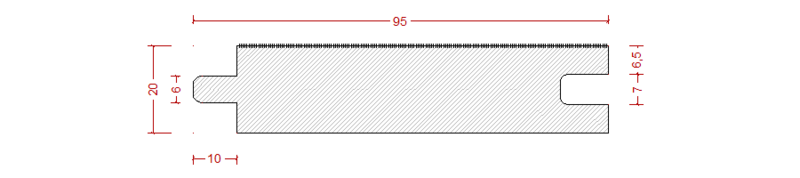 RÅSPONT ÄNDSPONT 20X95 G4-3