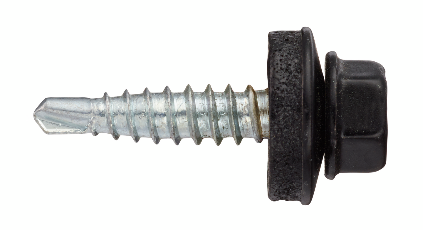 ÖVERLAPPSKRUV V/S/B STÅL UTV SVART 4,8X23 100ST