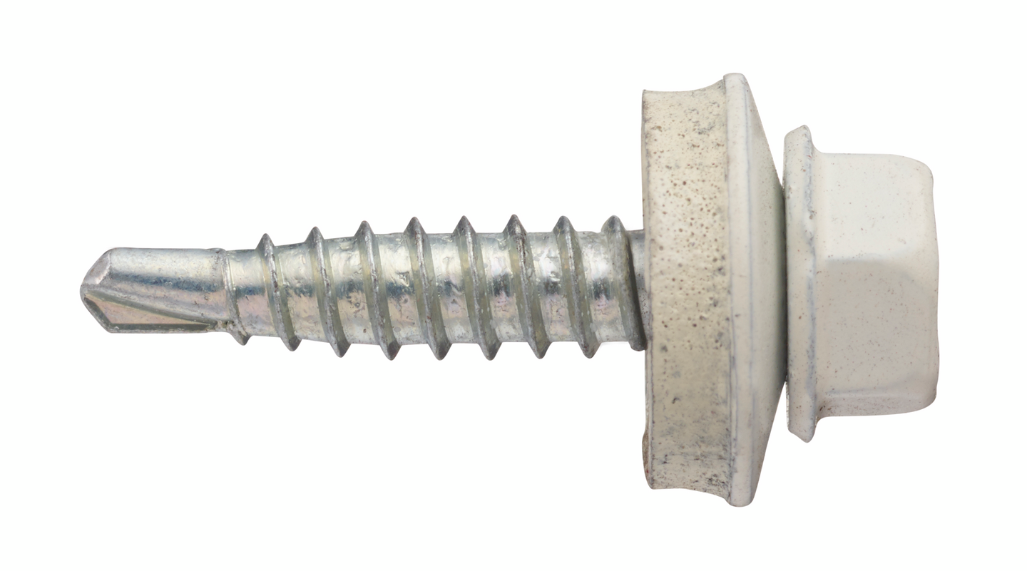 ÖVERLAPPSKRUV V/S/B STÅL UTV VIT 4,8X23 100ST